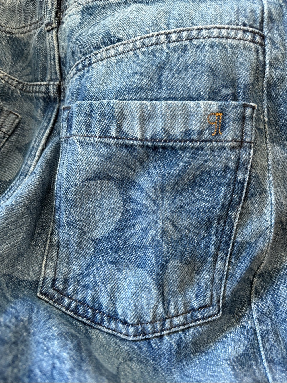 Pilcro Adi Crop Hibiscus Mid-Rise Jeans Sz 30 NWOT - Picture 8 of 10
